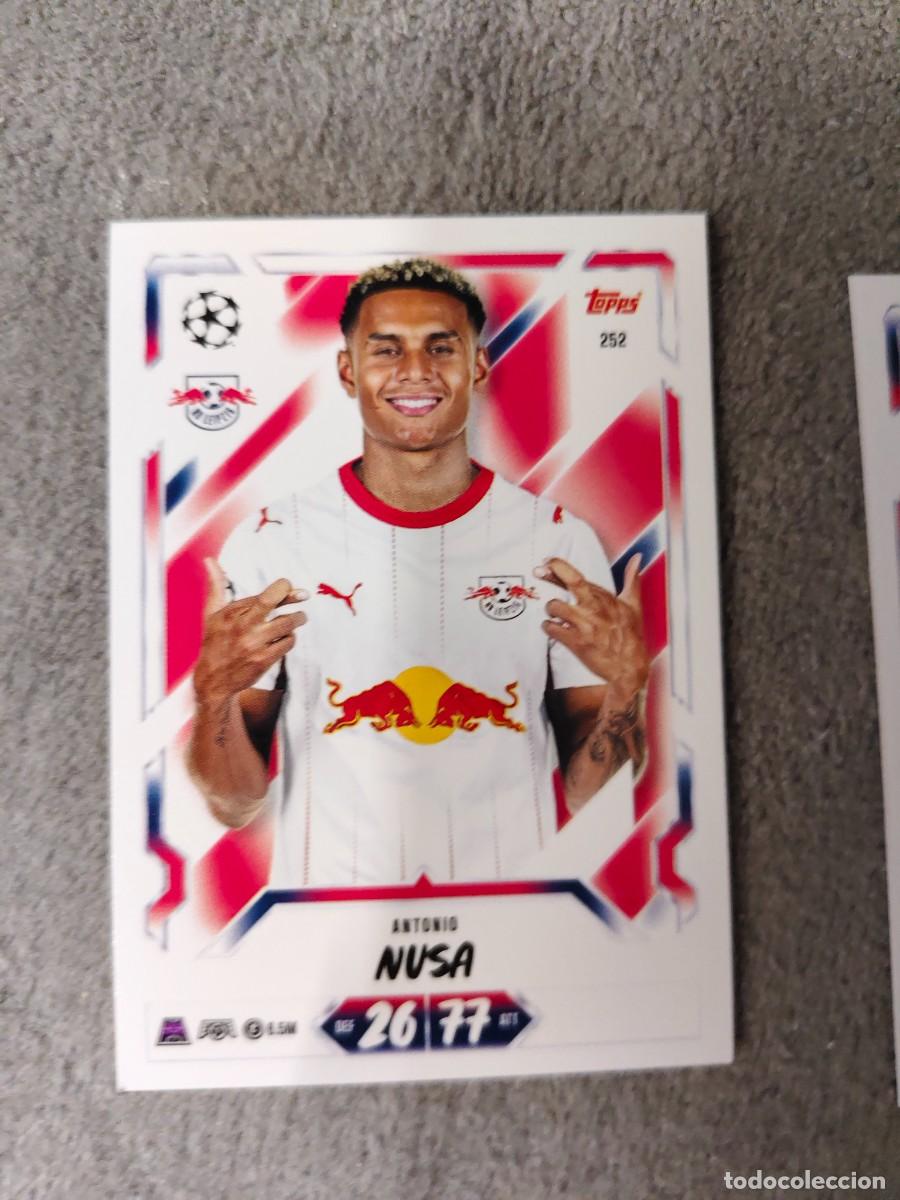 Cromos de f&uacute;tbol: 252 MATCH ATTAX 26/27 ANTONIO NUSA RB LEIPZIG BASE CARD 2026 2027 TOPPS UCC AAU