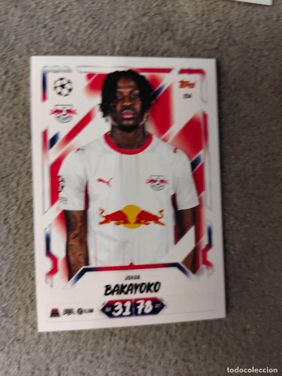 Cromos de f&uacute;tbol: 254 MATCH ATTAX 26/27 JOHAN BAKAYOKO RB LEIPZIG BASE CARD 2026 2027 TOPPS UCC AAU