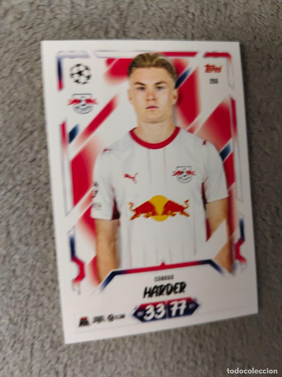 Cromos de f&uacute;tbol: 255 MATCH ATTAX 26/27 CONRAD HARDER RB LEIPZIG BASE CARD 2026 2027 TOPPS UCC AAU