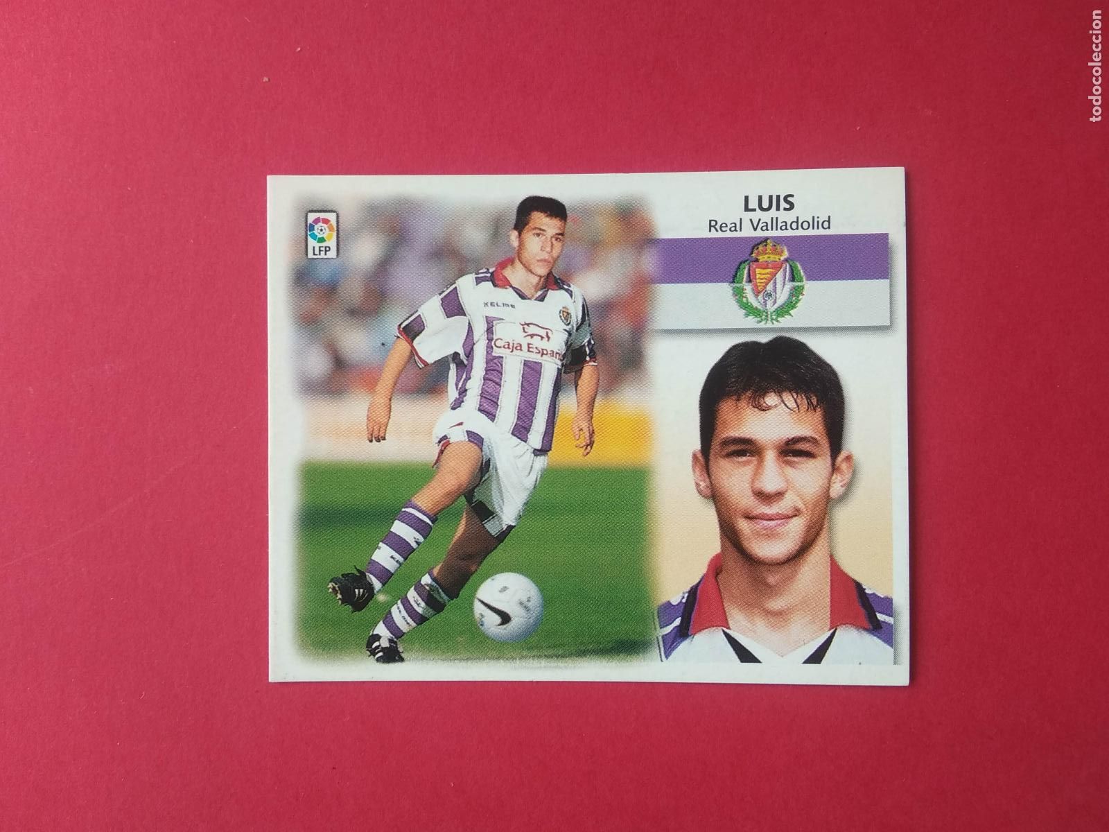 Cromos de f&uacute;tbol: EDICIONES ESTE LIGA 99 00 1999 2000 CROMO NUNCA PEGADO COLOCA VALLADOLID , LUIS