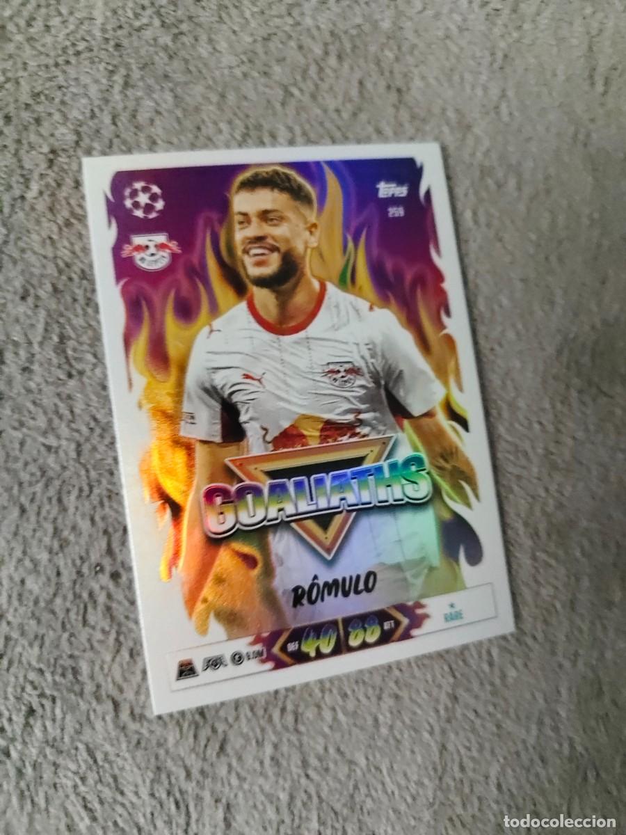 Cromos de f&uacute;tbol: 259 MATCH ATTAX 26/27 R&Ocirc;MULO RB LEIPZIG GOALIATHS 2026 2027 TOPPS UCC AAU
