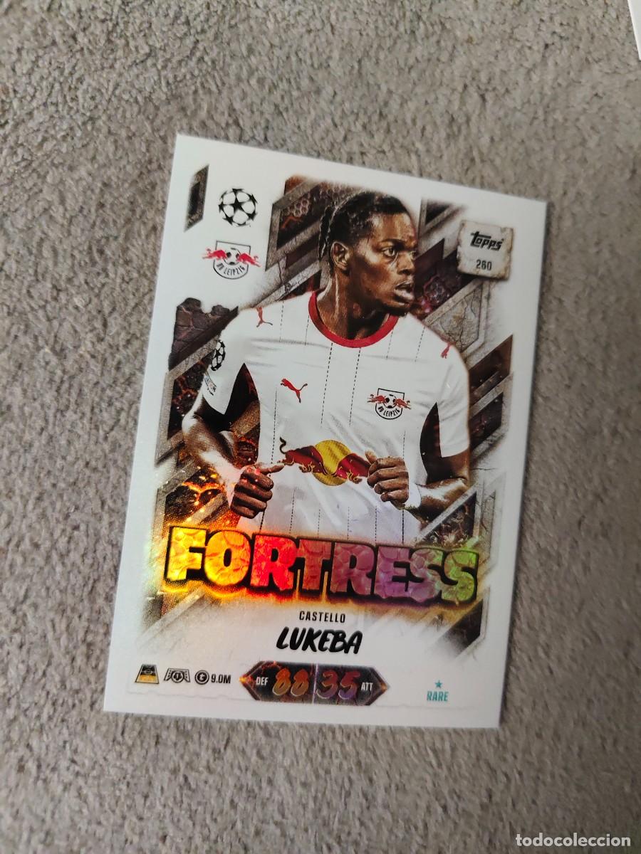Cromos de f&uacute;tbol: 260 MATCH ATTAX 26/27 CASTELLO LUKEBA RB LEIPZIG FORTRESS 2026 2027 TOPPS UCC AAU