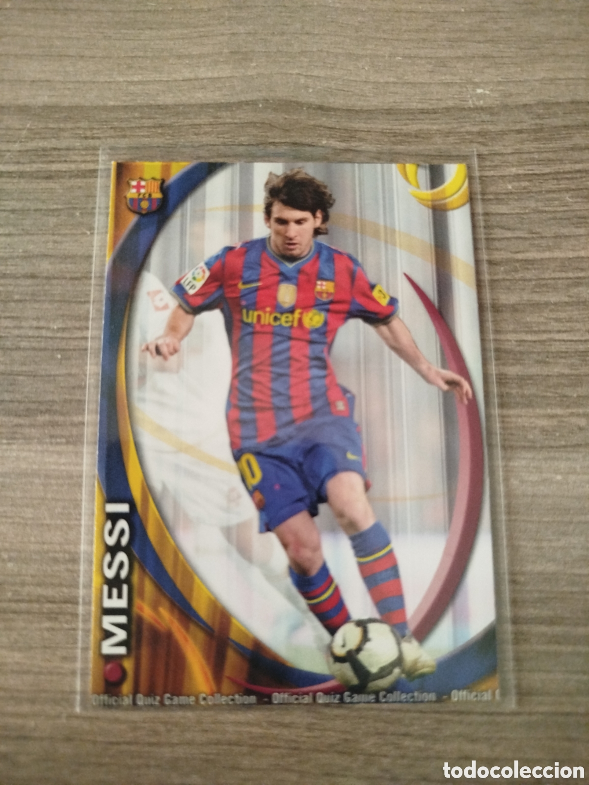 Cromos de f&uacute;tbol: Mundicromo 2010/11.F.C.BARCELONA.MESSI (N&deg;18).