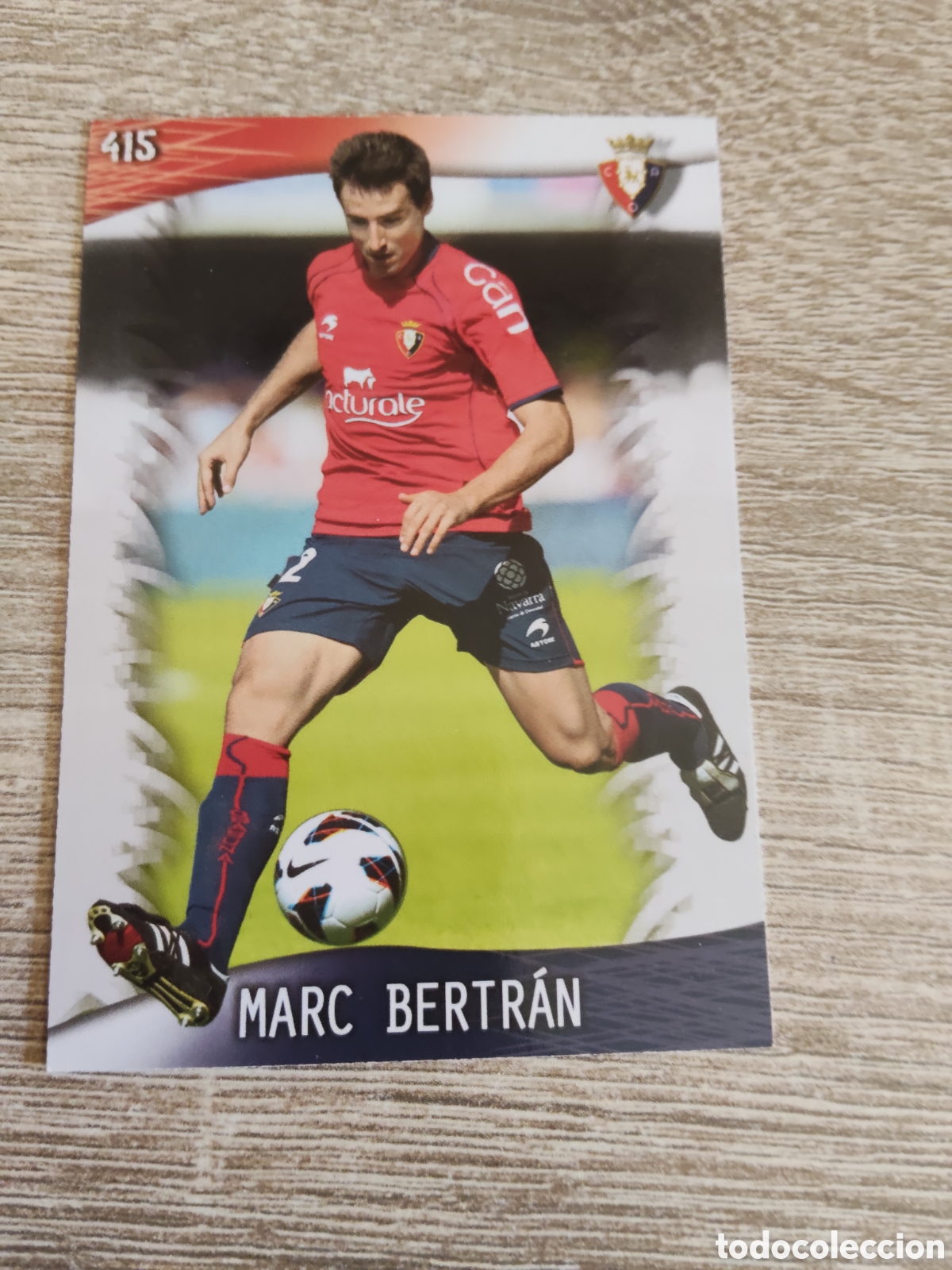 Cromos de f&uacute;tbol: Mundicromo las fichas de la liga 2014 415 Marc Bertran Osasuna