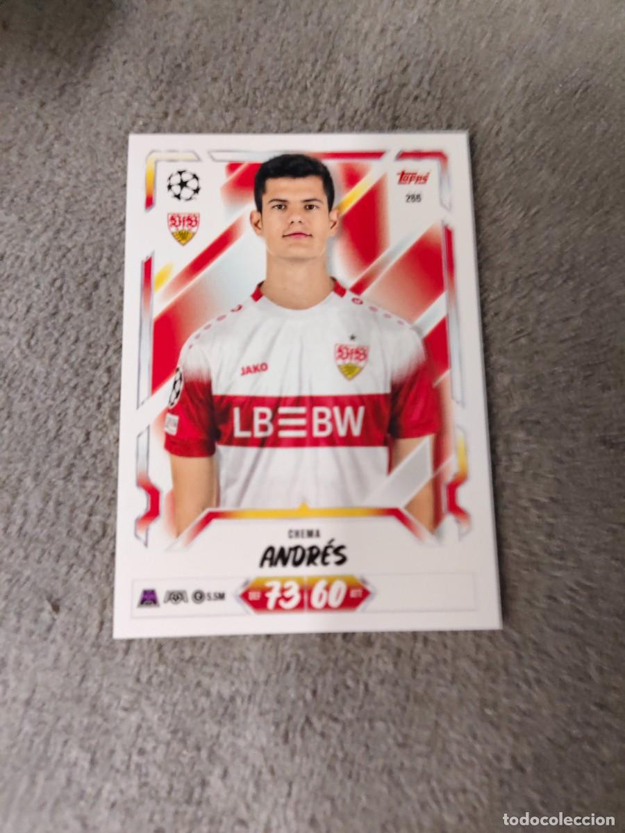 Cromos de f&uacute;tbol: 266 MATCH ATTAX 26/27 CHEMA ANDR&Eacute;S VFB STUTTGART BASE CARD 2026 2027 TOPPS UCC AAU