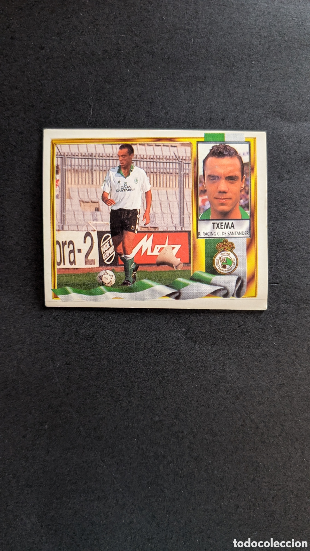 Figurine di Calcio: TXEMA RACING SANTANDER VERSION FICHAJE 31 LIGA ESTE 1995/96 95 96 NUNCA PEGADO SIN PEGAR