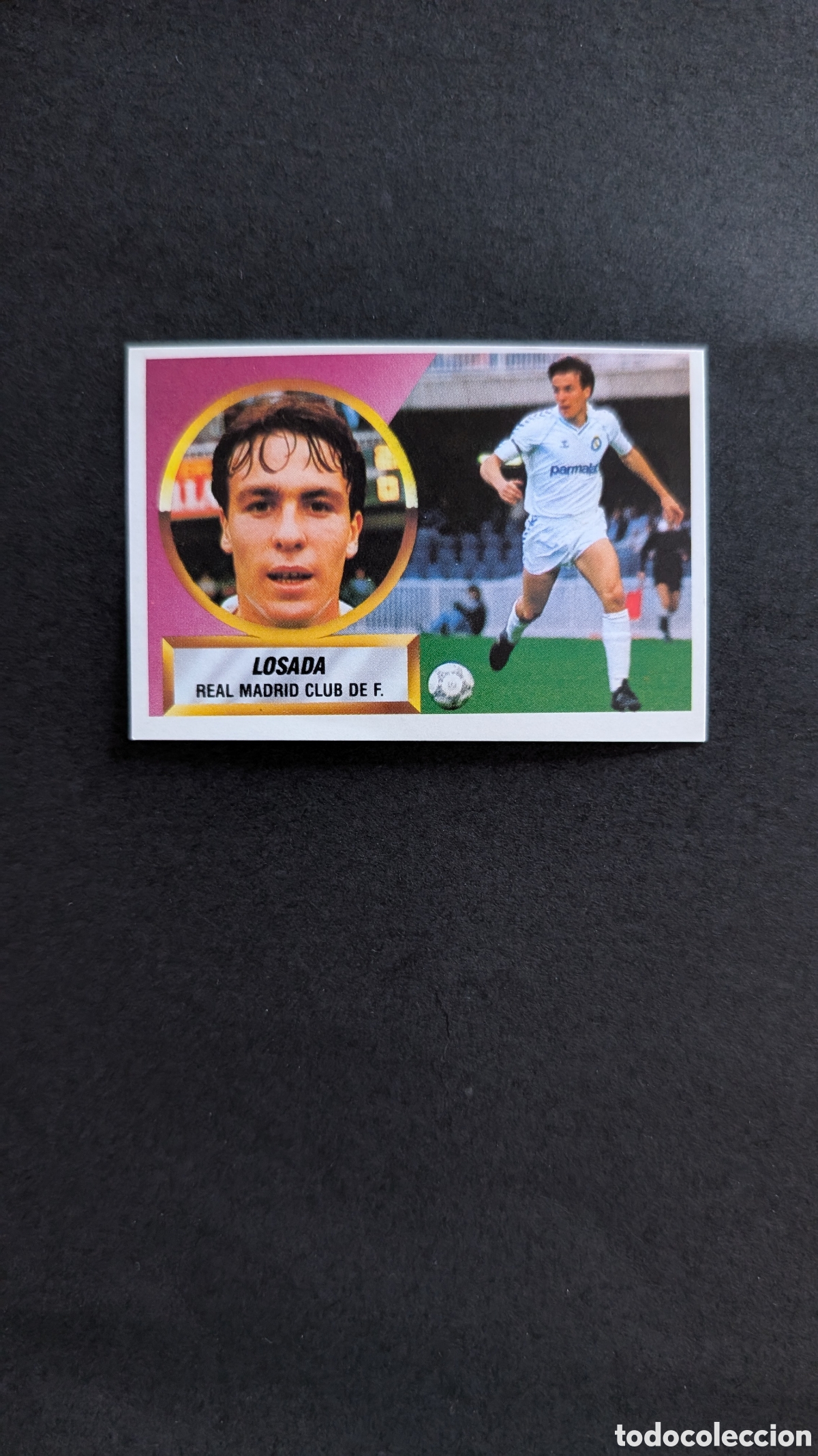 Fu&szlig;ball-Sticker: L1 LOSADA REAL MADRID FICHAJE 4 LIGA ESTE 1988/89 88 89 NUNCA PEGADO SIN PEGAR
