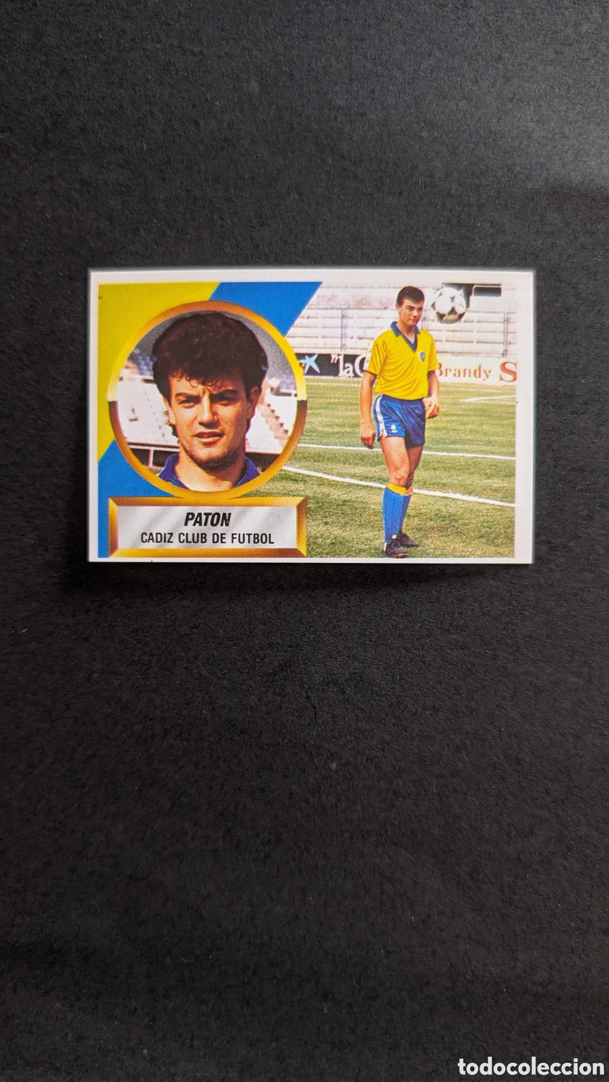 Fu&szlig;ball-Sticker: L1 PATON CADIZ FICHAJE 6 LIGA ESTE 1988/89 88 89 NUNCA PEGADO SIN PEGAR