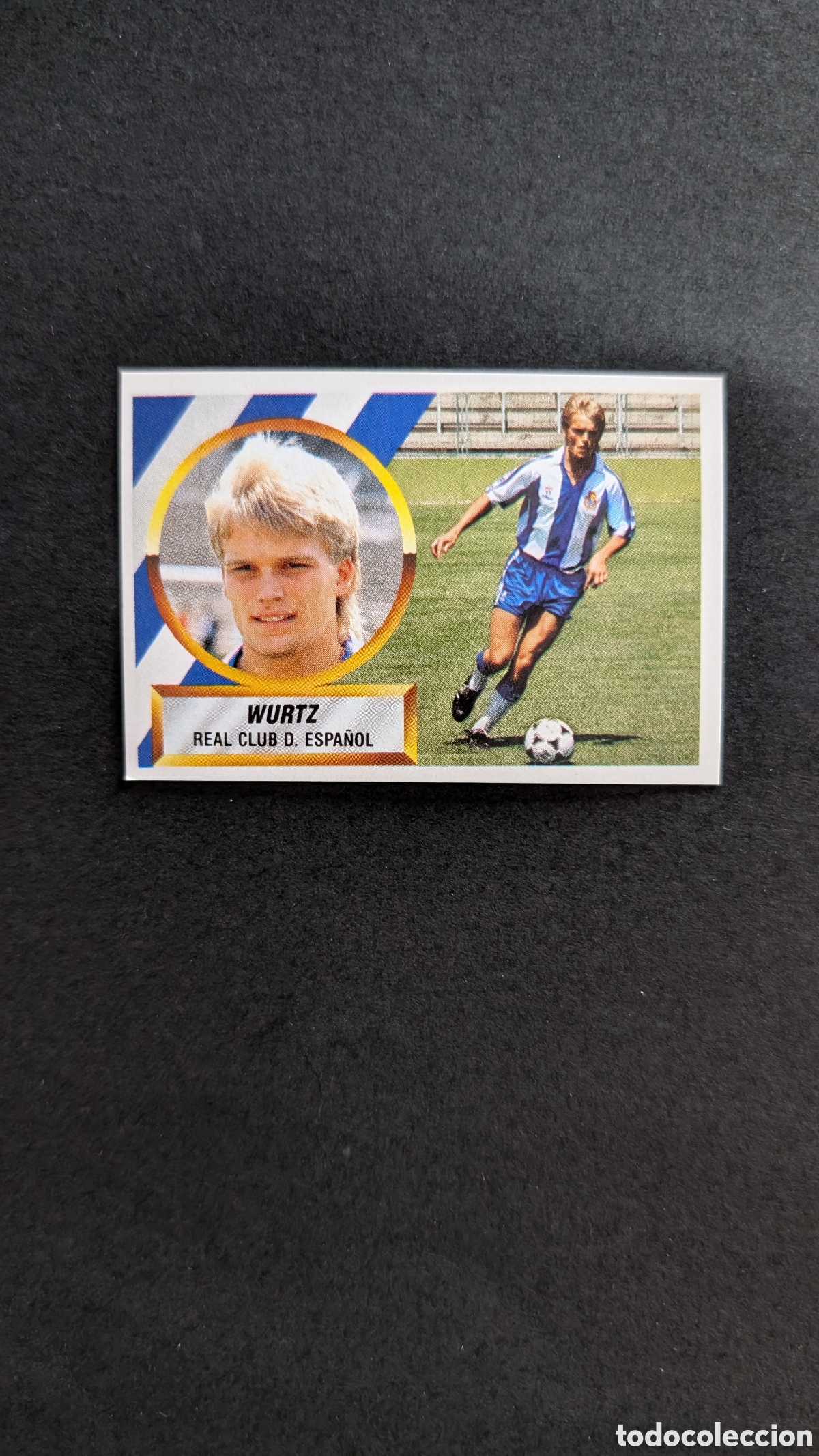 Cromos de f&uacute;tbol: L1 WURTZ ESPA&Ntilde;OL FICHAJE 12 LIGA ESTE 1988/89 88 89 NUNCA PEGADO SIN PEGAR
