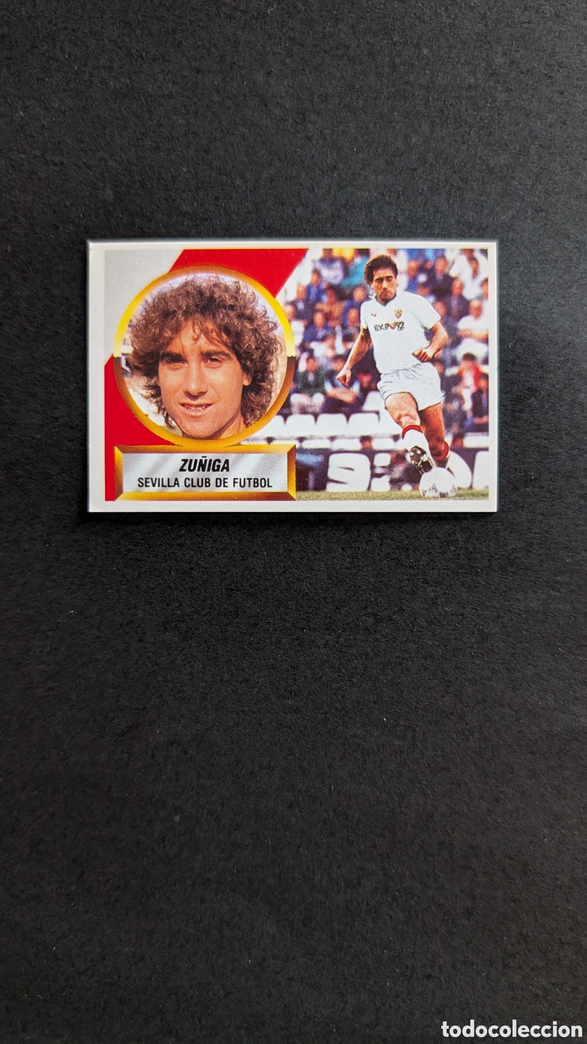 Football Stickers: L1 ZU&Ntilde;IGA SEVILLA FICHAJE 15 LIGA ESTE 1988/89 88 89 NUNCA PEGADO SIN PEGAR