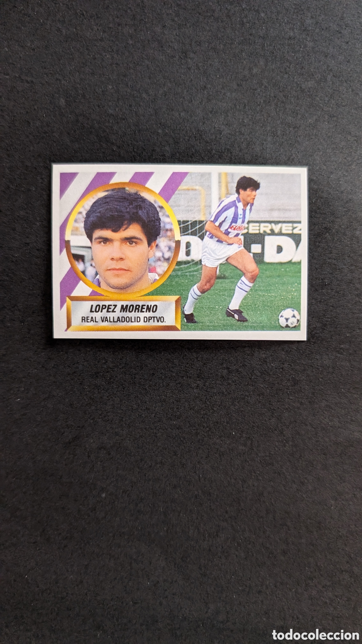 Football Stickers: L1 LOPEZ MORENO VALLADOLID FICHAJE 17 LIGA ESTE 1988/89 88 89 NUNCA PEGADO SIN PEGAR