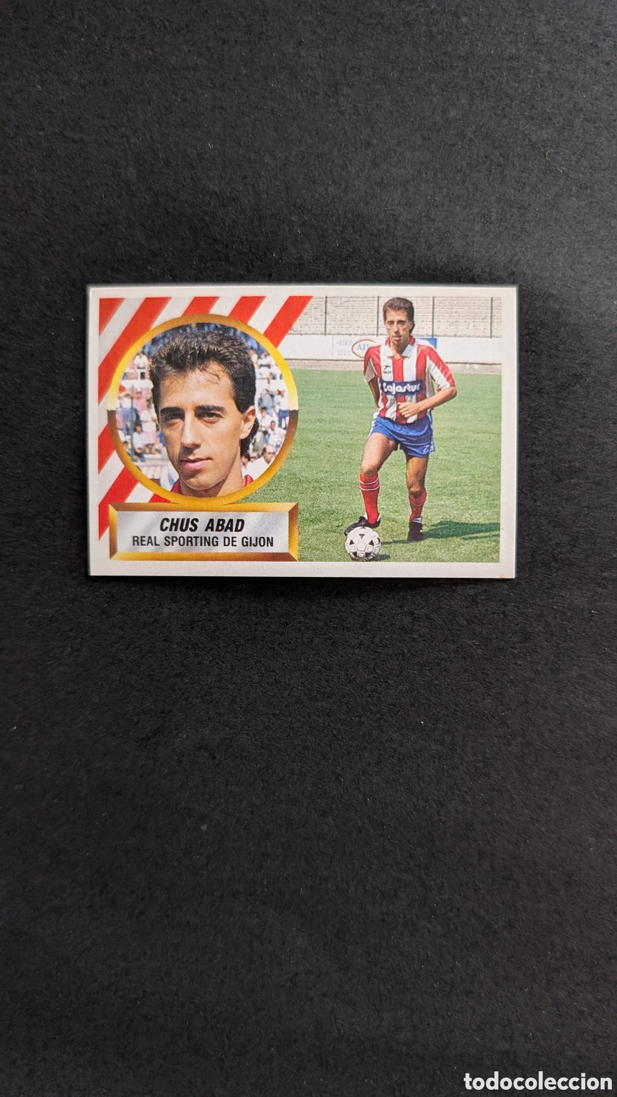 Figurine di Calcio: L1 CHUS ABAD SPORTING GIJON COLOCA LIGA ESTE 1988/89 88 89 NUNCA PEGADO SIN PEGAR