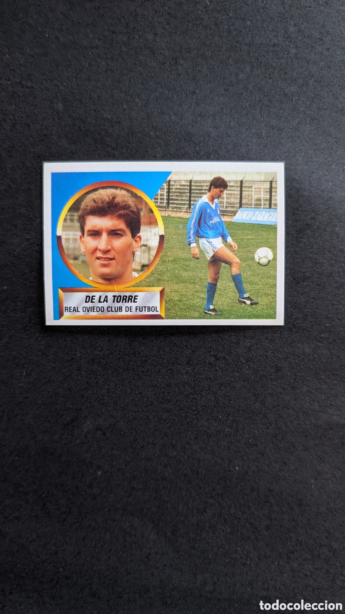 Fu&szlig;ball-Sticker: L1 DE LA TORRE OVIEDO COLOCA LIGA ESTE 1988/89 88 89 NUNCA PEGADO LEER DESCRIPCION
