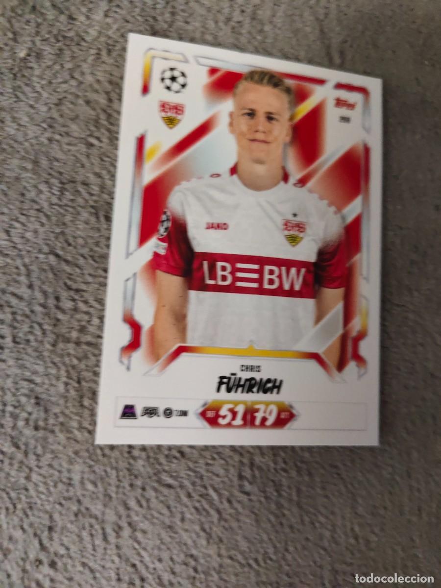 Cromos de f&uacute;tbol: 269 MATCH ATTAX 26/27 CHRIS F&Uuml;HRICH VFB STUTTGART BASE CARD 2026 2027 TOPPS UCC AAU