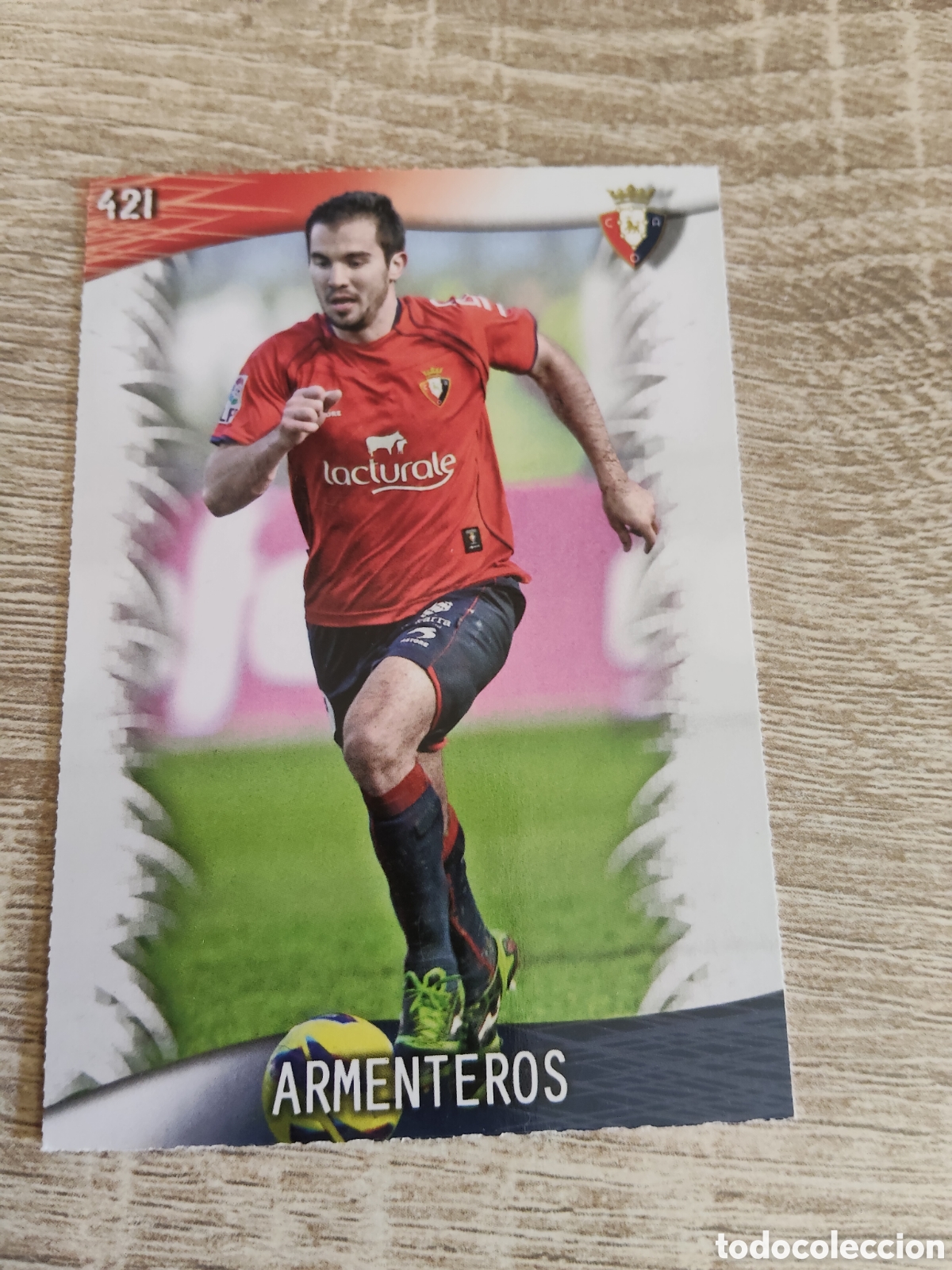 Cromos de f&uacute;tbol: Mundicromo las fichas de la liga 2014 421 Armenteros Osasuna