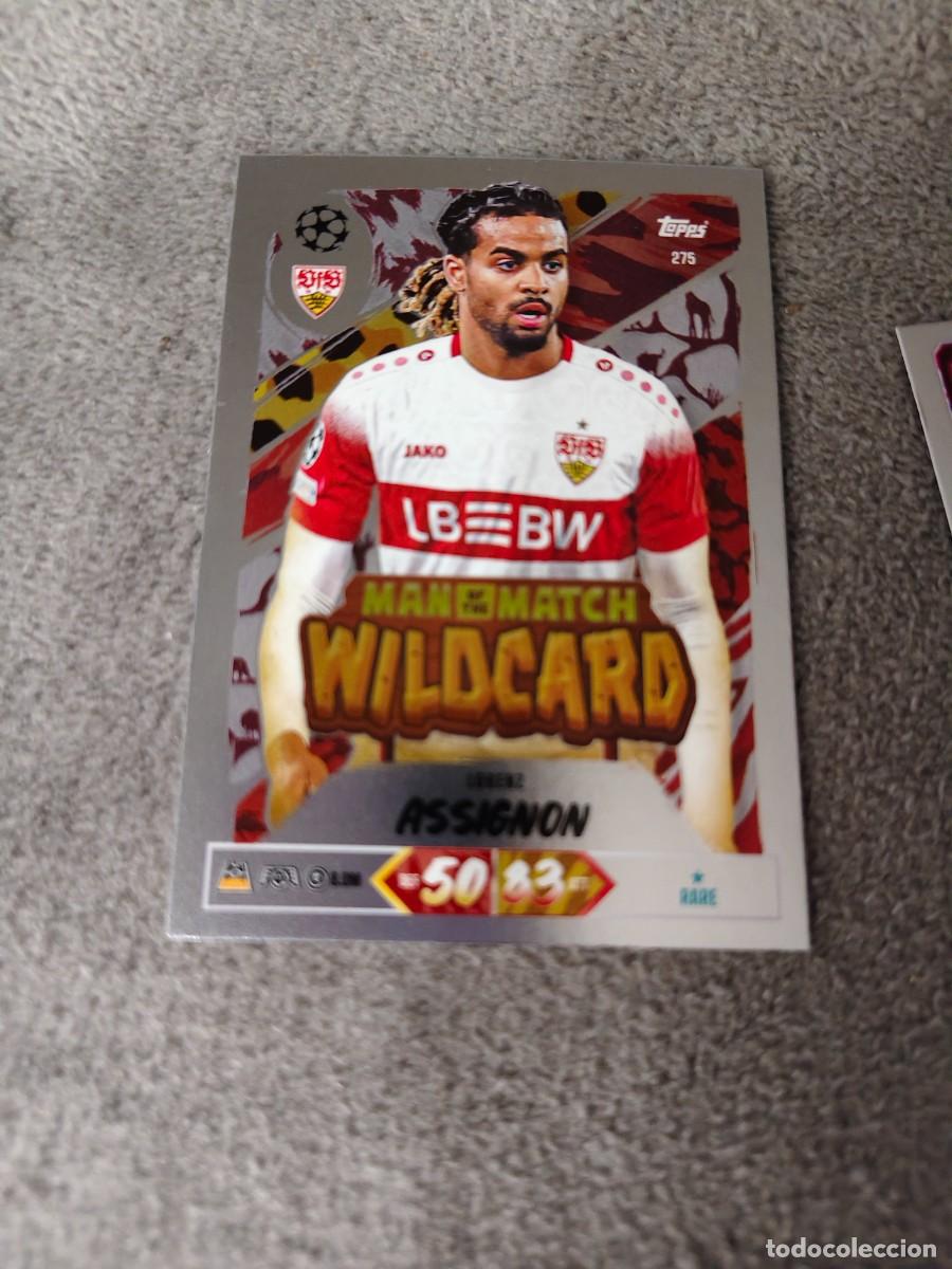 Figurine di Calcio: 275 MATCH ATTAX 26/27 LORENZ ASSIGNON VFB STUTTGART MAN OF THE WILDCARD 2026 2027 TOPPS UCC AAU