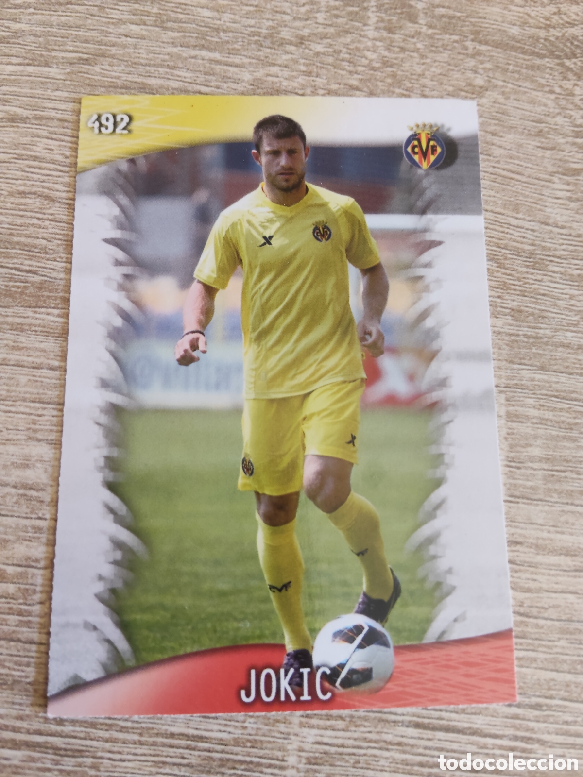 Figurine di Calcio: Mundicromo las fichas de la liga 2014 492 Jokic Villarreal