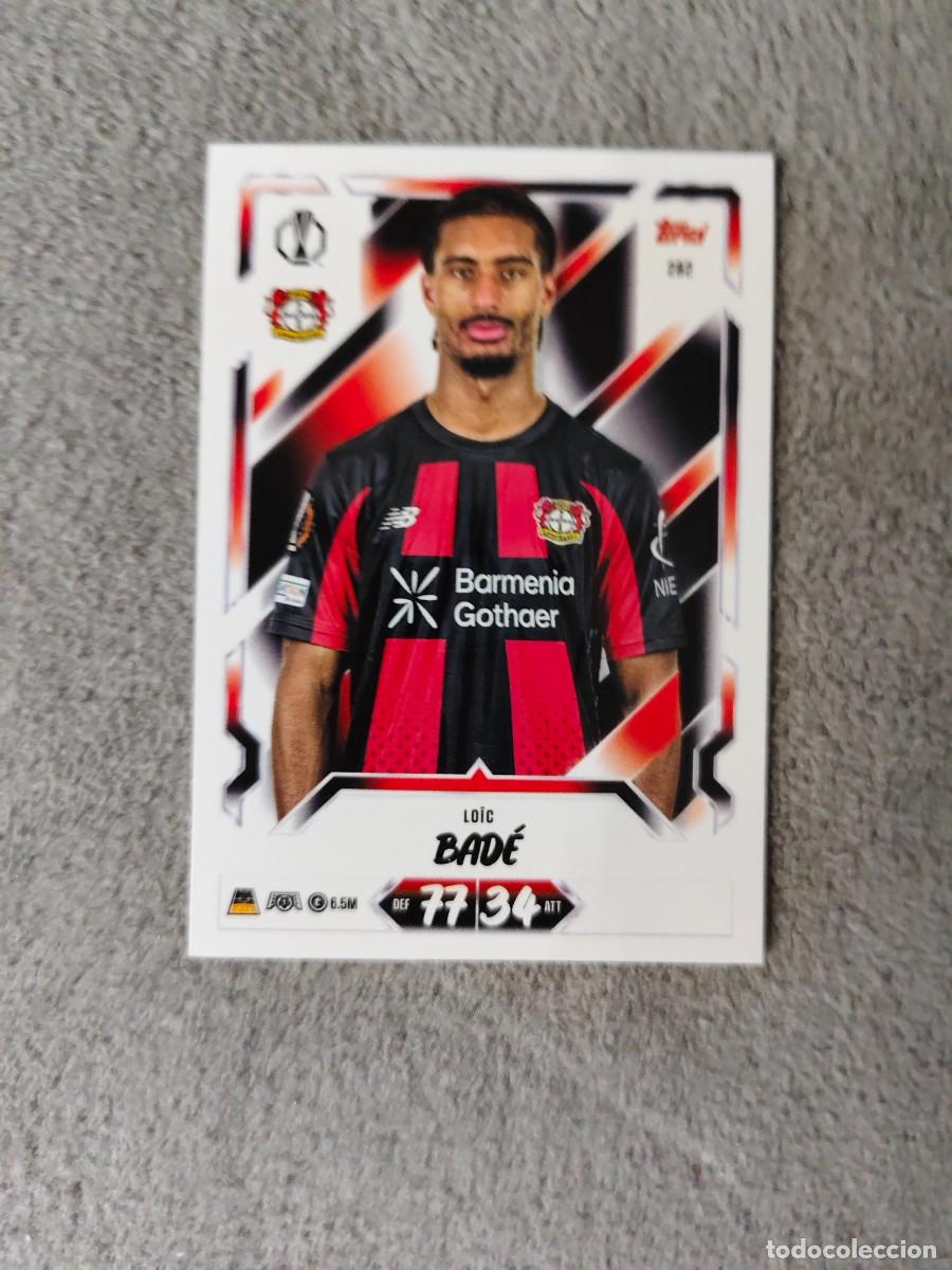 Figurine di Calcio: 282 MATCH ATTAX 26/27 LO&Iuml;C BAD&Eacute; BAYER 04 LEVERKUSEN BASE CARD 2026 2027 TOPPS UCC AAU