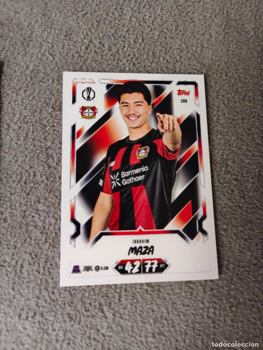 Cromos de f&uacute;tbol: 288 MATCH ATTAX 26/27 IBRAHIM MAZA BAYER 04 LEVERKUSEN BASE CARD 2026 2027 TOPPS UCC AAU