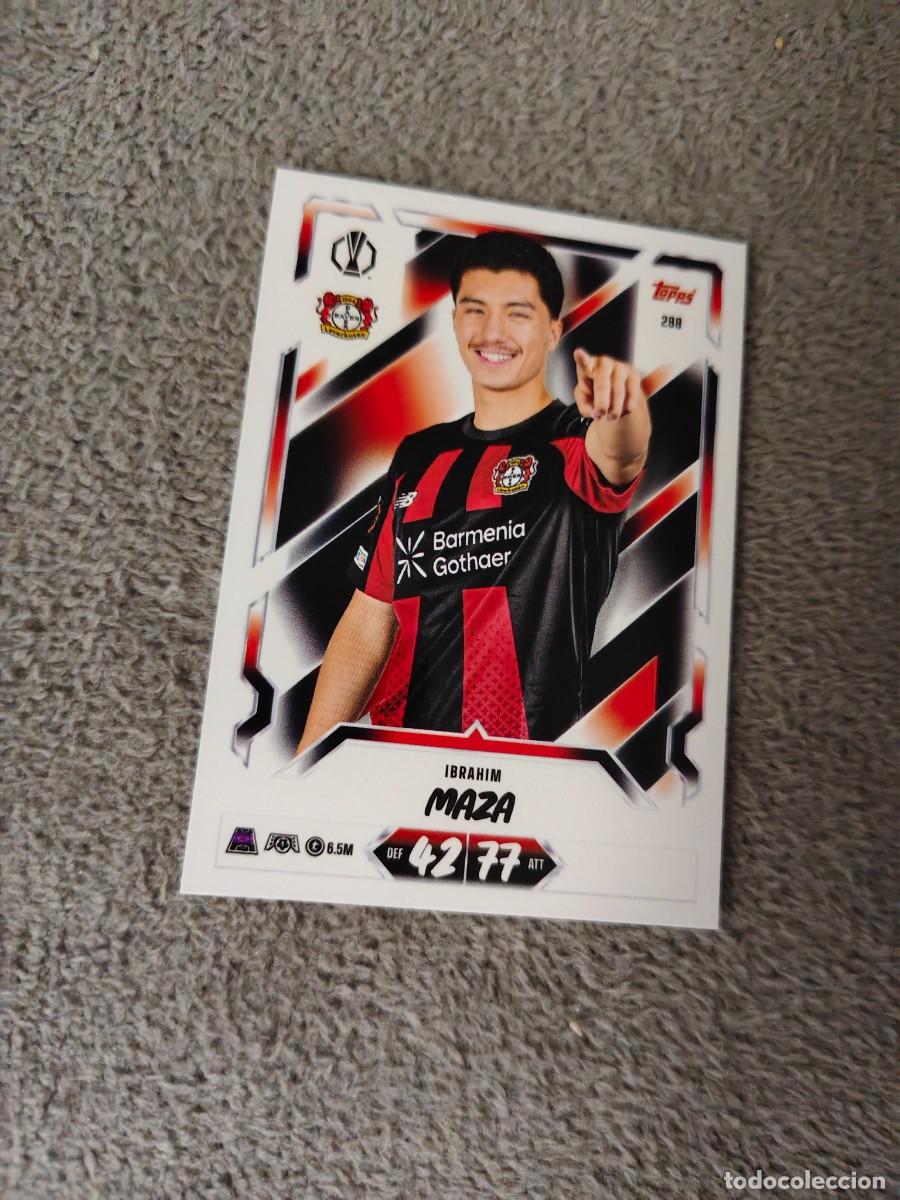Cromos de f&uacute;tbol: 288 MATCH ATTAX 26/27 IBRAHIM MAZA BAYER 04 LEVERKUSEN BASE CARD 2026 2027 TOPPS UCC AAU