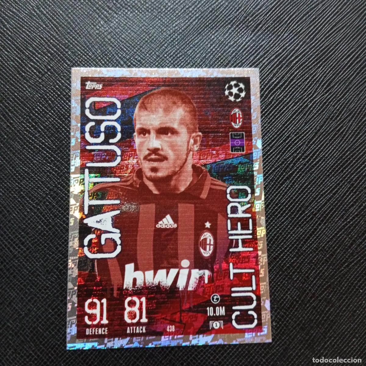 Cromos de f&uacute;tbol: 438 GATTUSO MILAN TOPPS MATCH ATTAX 2023 2024 FUTBOL CROMO 23 24 - A217 PG49 CULT HERO