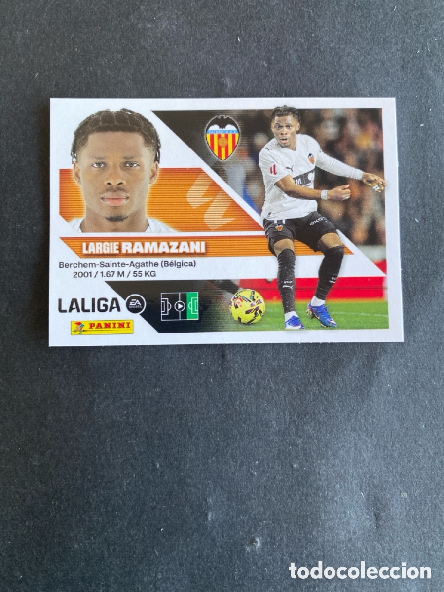 Cromos de f&uacute;tbol: Cromo liga 26/27 Valencia N* 19