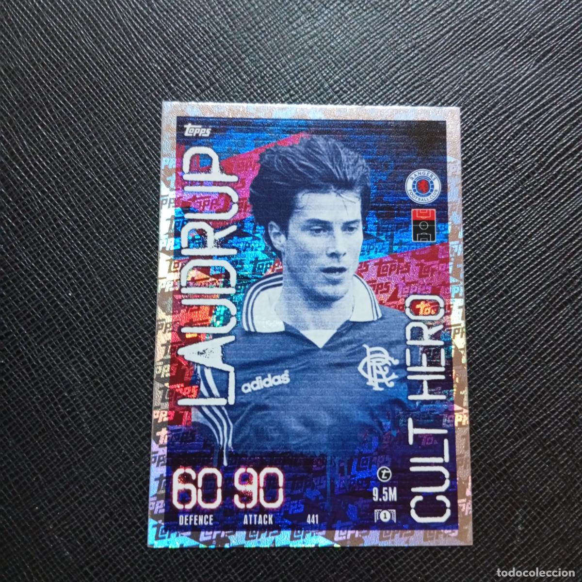 Cromos de f&uacute;tbol: 441 LAUDRUP RANGERS TOPPS MATCH ATTAX 2023 2024 FUTBOL CROMO 23 24 - A217 PG49 CULT HERO