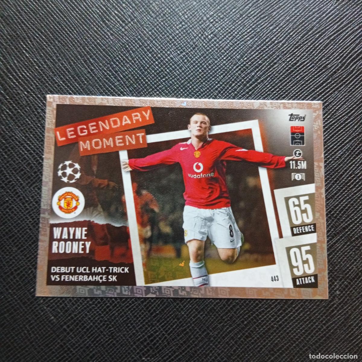 Cromos de f&uacute;tbol: 443 ROONEY MANCHESTER UNITED TOPPS MATCH ATTAX 2023 2024 FUTBOL CROMO 23 24 - A217 PG49