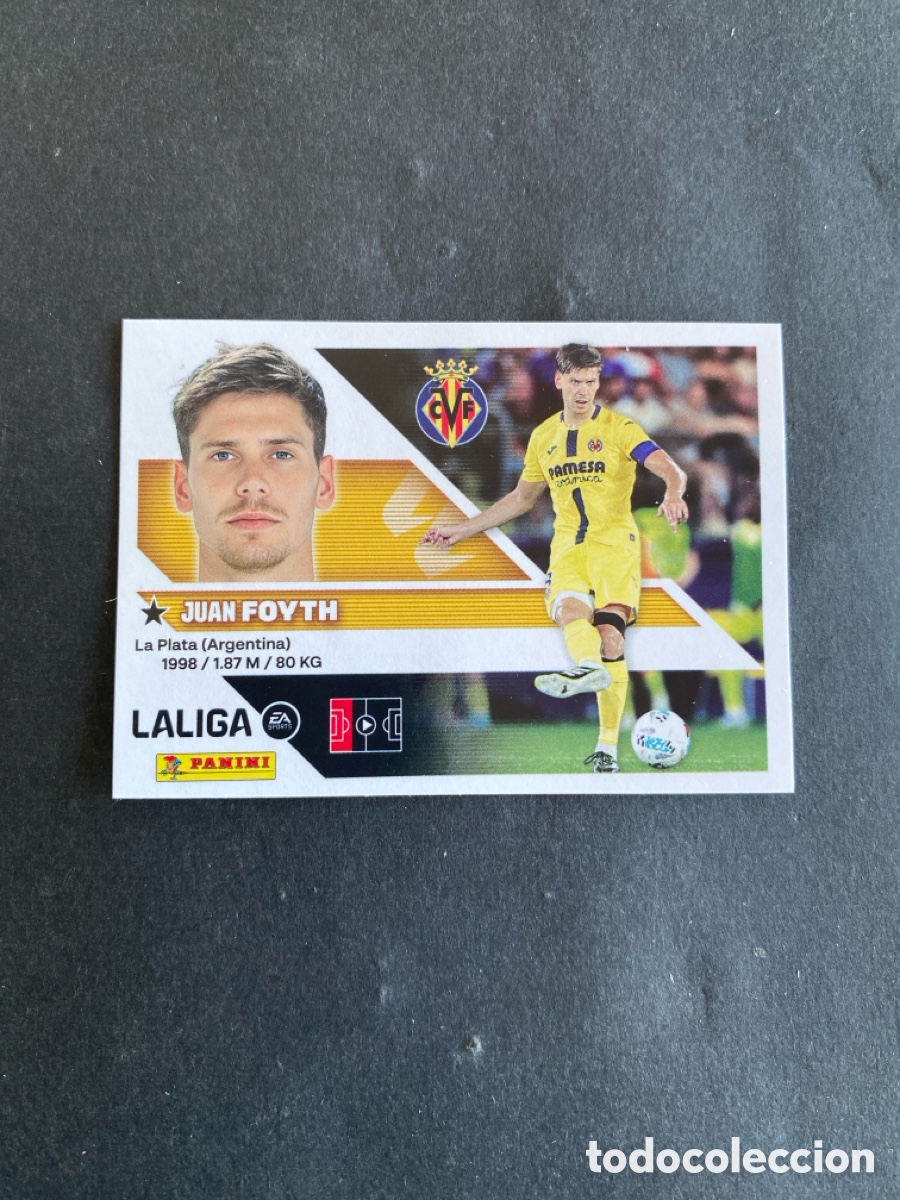 Cromos de f&uacute;tbol: Cromo liga 26/27 Villarreal N* 7 A