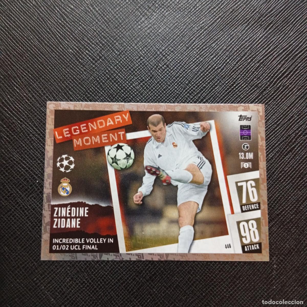 Cromos de f&uacute;tbol: 446 ZIDANE REAL MADRID TOPPS MATCH ATTAX 2023 2024 FUTBOL CROMO 23 24 - A217 PG50