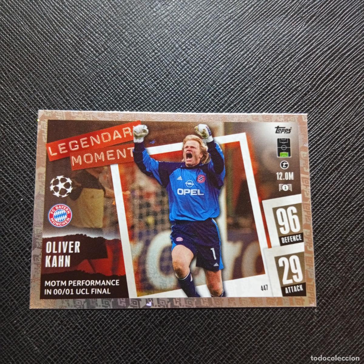 Football Stickers: 447 KAHN BAYERN MUNICH TOPPS MATCH ATTAX 2023 2024 FUTBOL CROMO 23 24 - A217 PG50