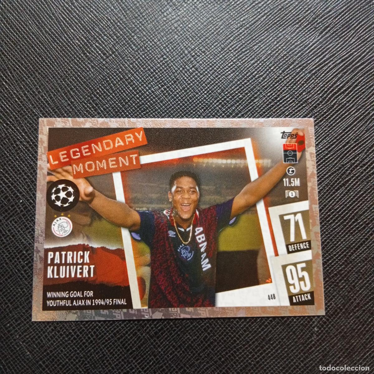 Football Stickers: 448 KLUIVERT AJAX TOPPS MATCH ATTAX 2023 2024 FUTBOL CROMO 23 24 - A217 PG50