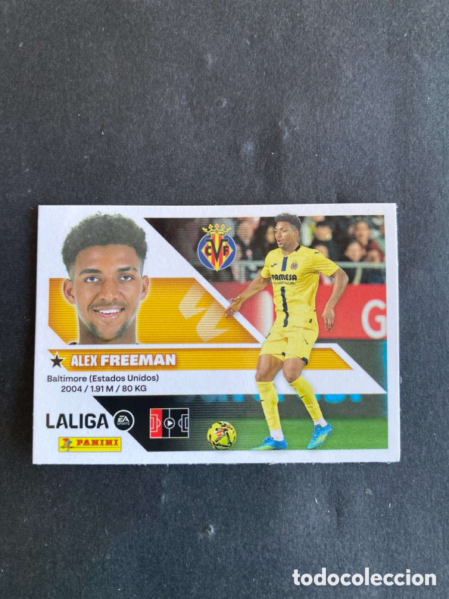 Football Stickers: Cromo liga 26/27 Villarreal N* 7 B