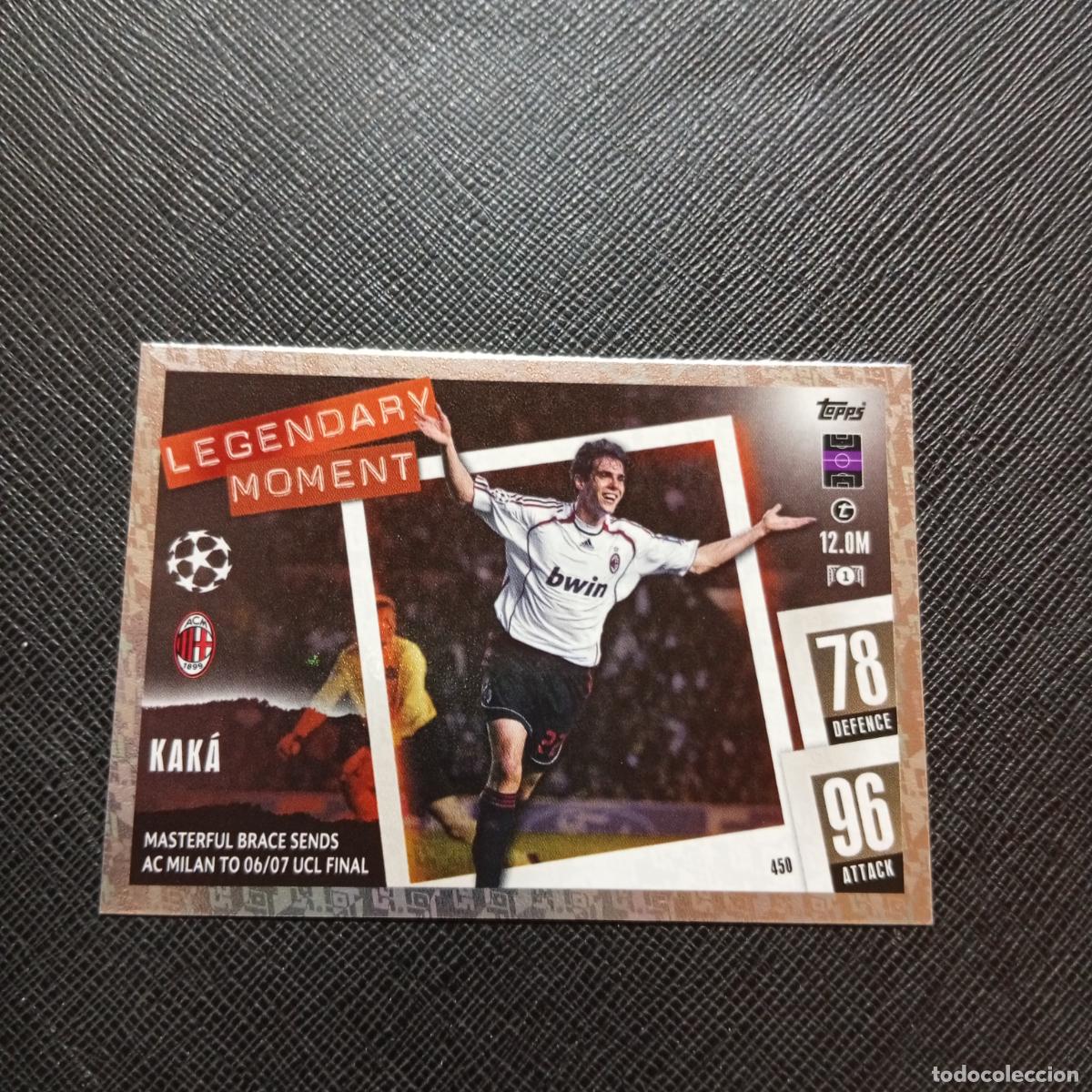 Football Stickers: 450 KAKA MILAN TOPPS MATCH ATTAX 2023 2024 FUTBOL CROMO 23 24 - A217 PG50