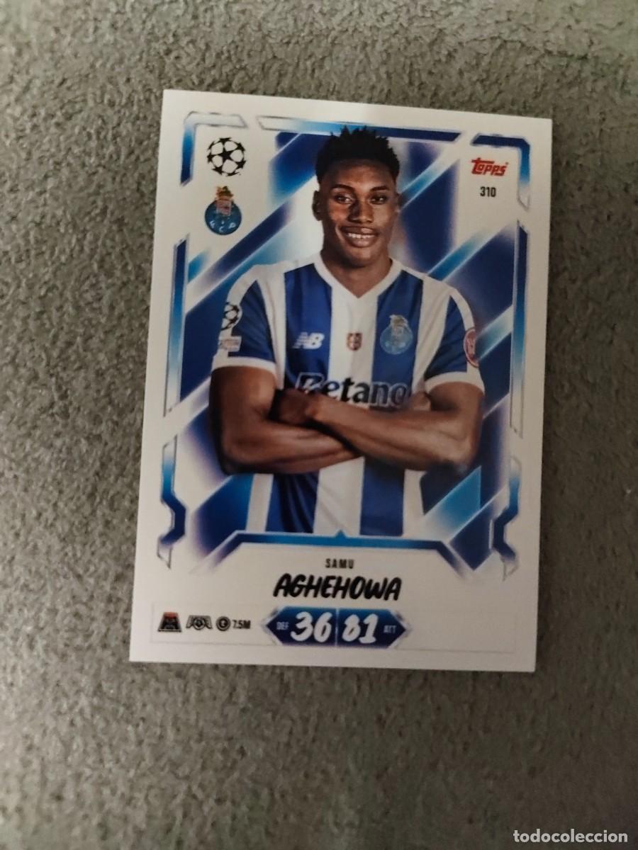 Cromos de f&uacute;tbol: 310 MATCH ATTAX 26/27 SAMU AGHEHOWA FC PORTO BASE CARD 2026 2027 TOPPS UCC AAU