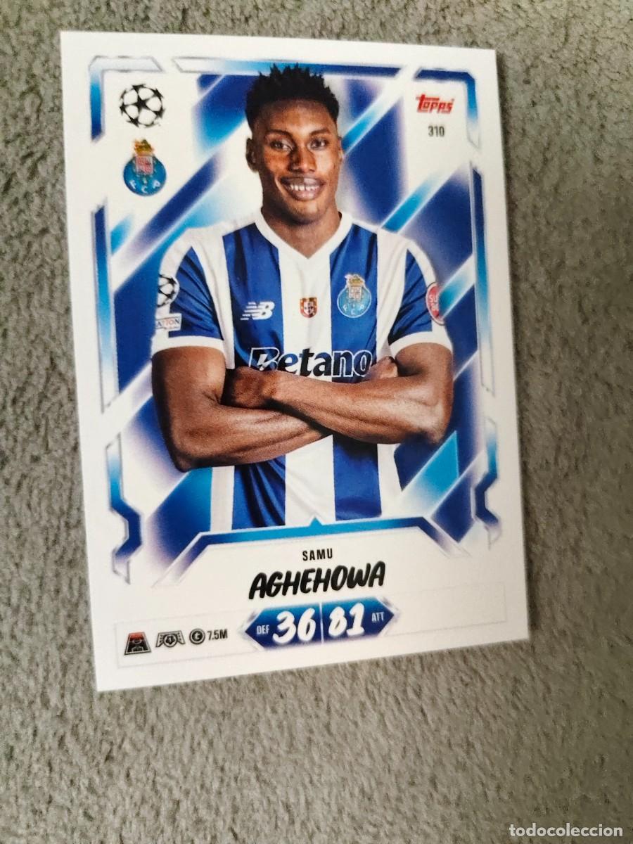 Cromos de f&uacute;tbol: 310 MATCH ATTAX 26/27 SAMU AGHEHOWA FC PORTO BASE CARD 2026 2027 TOPPS UCC AAU