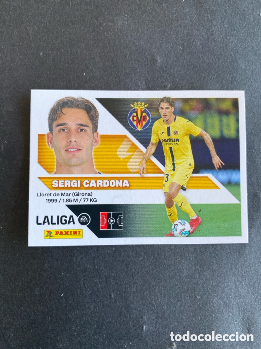Football Stickers: Cromo liga 26/27 Villarreal N* 10
