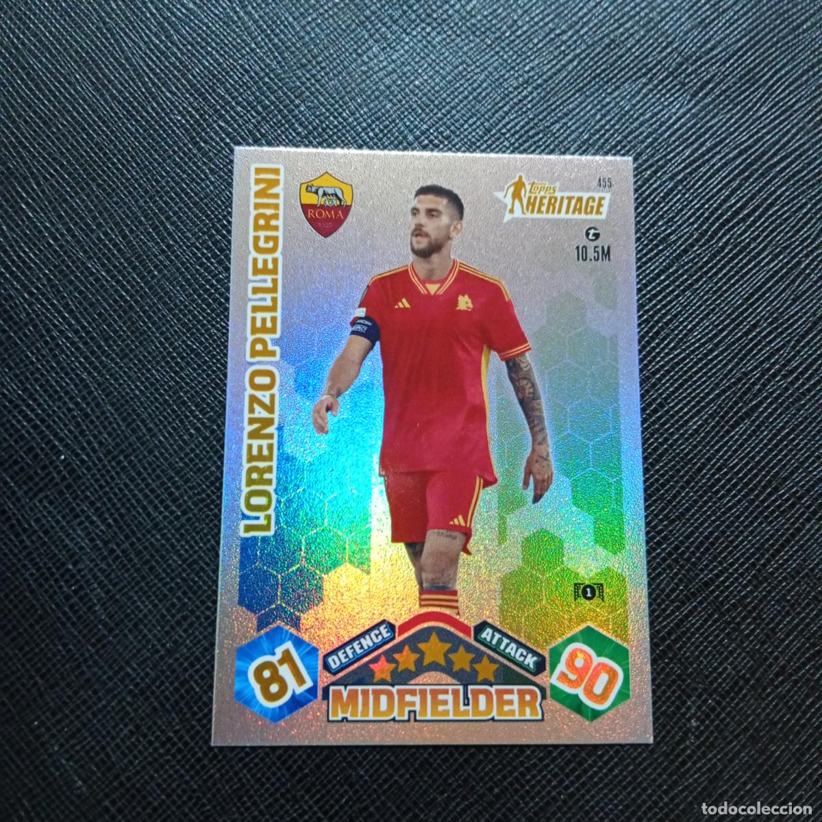 Fu&szlig;ball-Sticker: 455 PELLEGRINI ROMA TOPPS MATCH ATTAX 2023 2024 FUTBOL CROMO 23 24 - A217 PG51