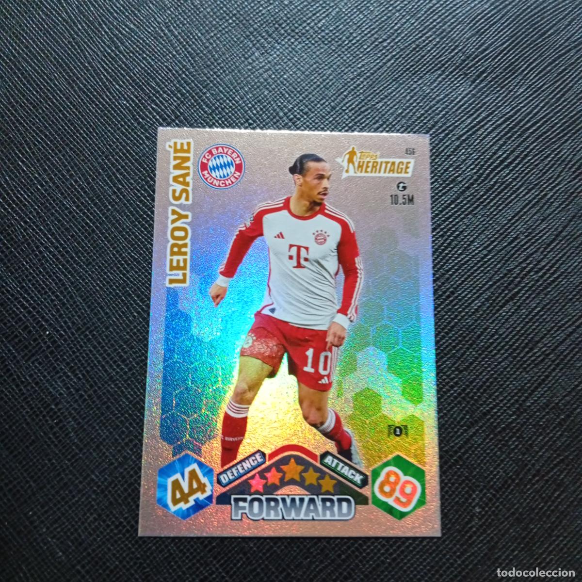 Fu&szlig;ball-Sticker: 456 SANE BAYERN MUNICH TOPPS MATCH ATTAX 2023 2024 FUTBOL CROMO 23 24 - A217 PG51