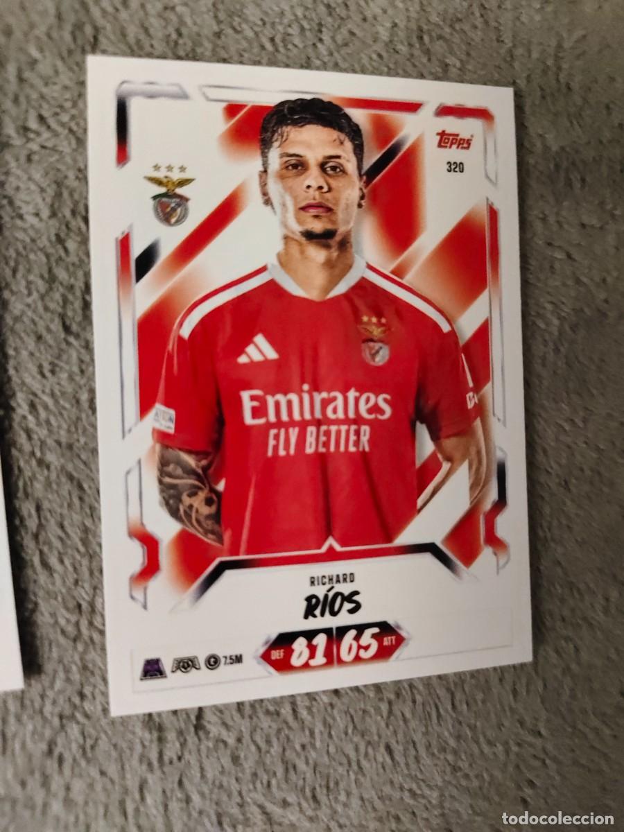Cromos de f&uacute;tbol: 320 MATCH ATTAX 26/27 RICHARD R&Iacute;OS SL BENFICA BASE CARD 2026 2027 TOPPS UCC AAU