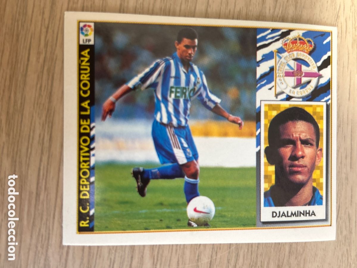 Cromos de f&uacute;tbol: DJALMINHA DEPORTIVO COLOCA LIGA ESTE 1997 1998 97 98 NUNCA PEGADO SIN PEGAR