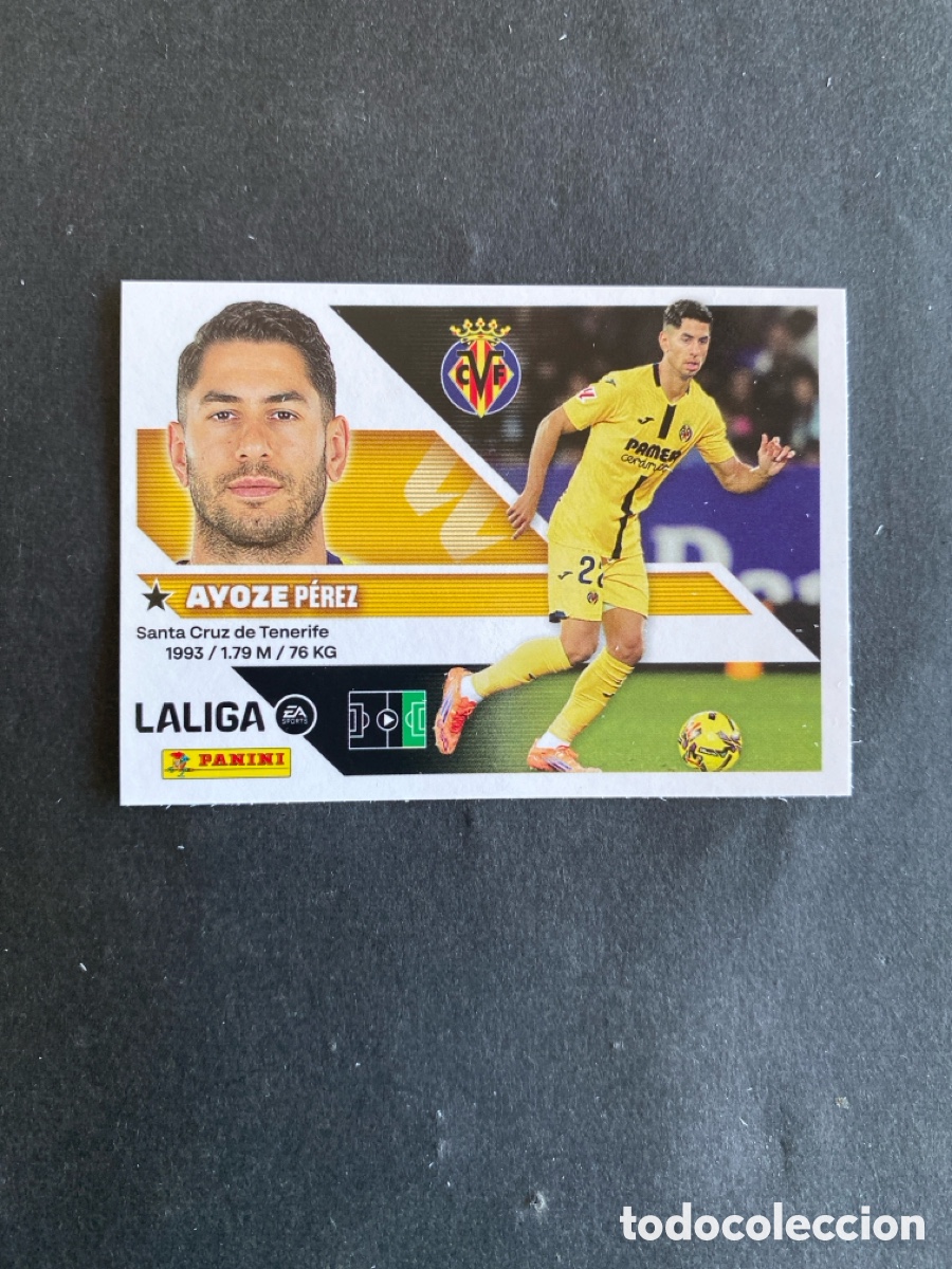 Cromos de f&uacute;tbol: Cromo liga 26/27 Villarreal N* 17