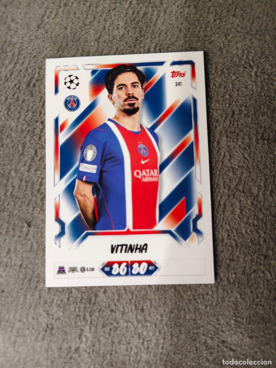 Cromos de f&uacute;tbol: 341 MATCH ATTAX 26/27 VITINHA PARIS SAINT-GERMAIN BASE CARD 2026 2027 TOPPS UCC AAU