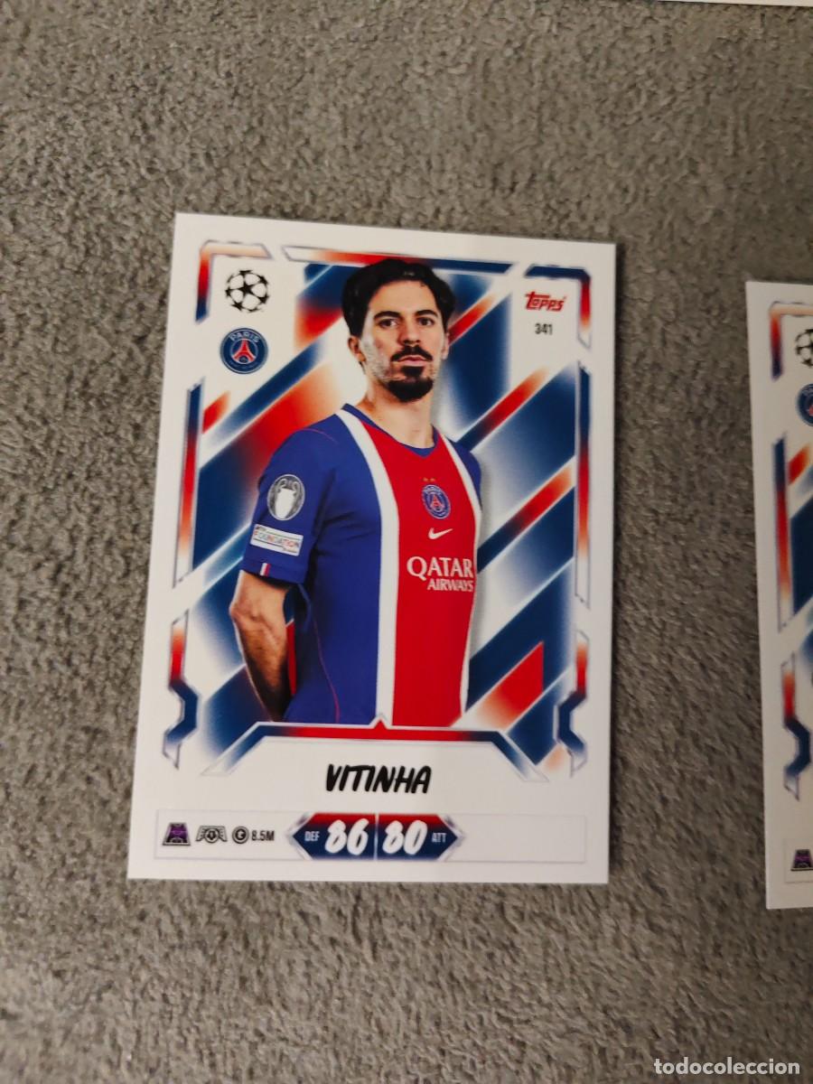 Cromos de f&uacute;tbol: 341 MATCH ATTAX 26/27 VITINHA PARIS SAINT-GERMAIN BASE CARD 2026 2027 TOPPS UCC AAU