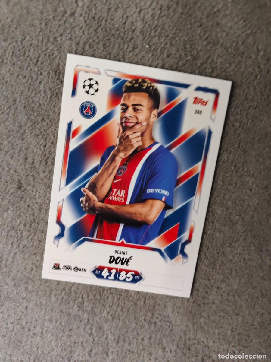 Cromos de f&uacute;tbol: 344 MATCH ATTAX 26/27 D&Eacute;SIR&Eacute; DOU&Eacute; PARIS SAINT-GERMAIN BASE CARD 2026 2027 TOPPS UCC AAU