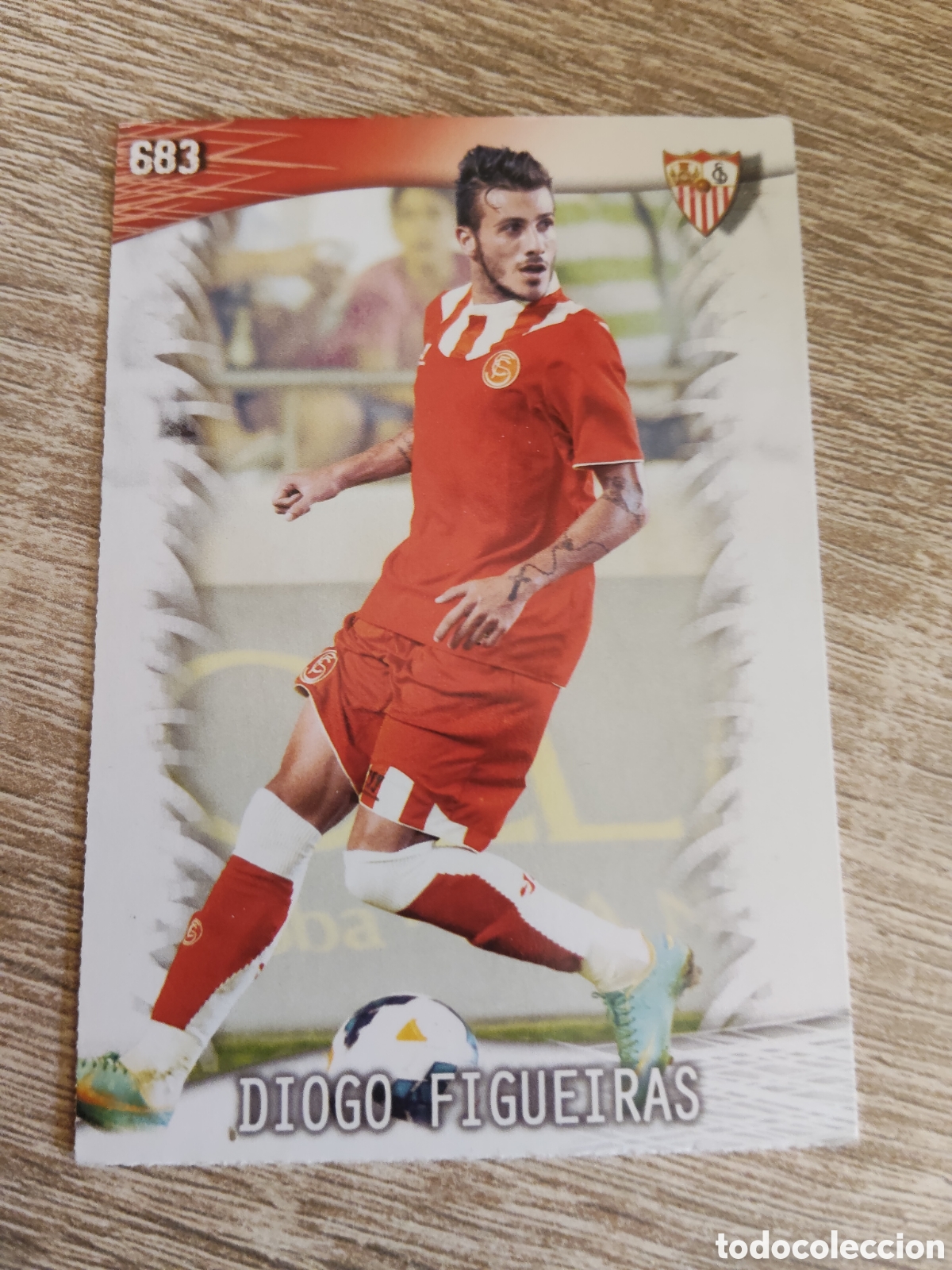 Cromos de f&uacute;tbol: Mundicromo las fichas de la liga 2014 683 Diogo Figueiras Sevilla