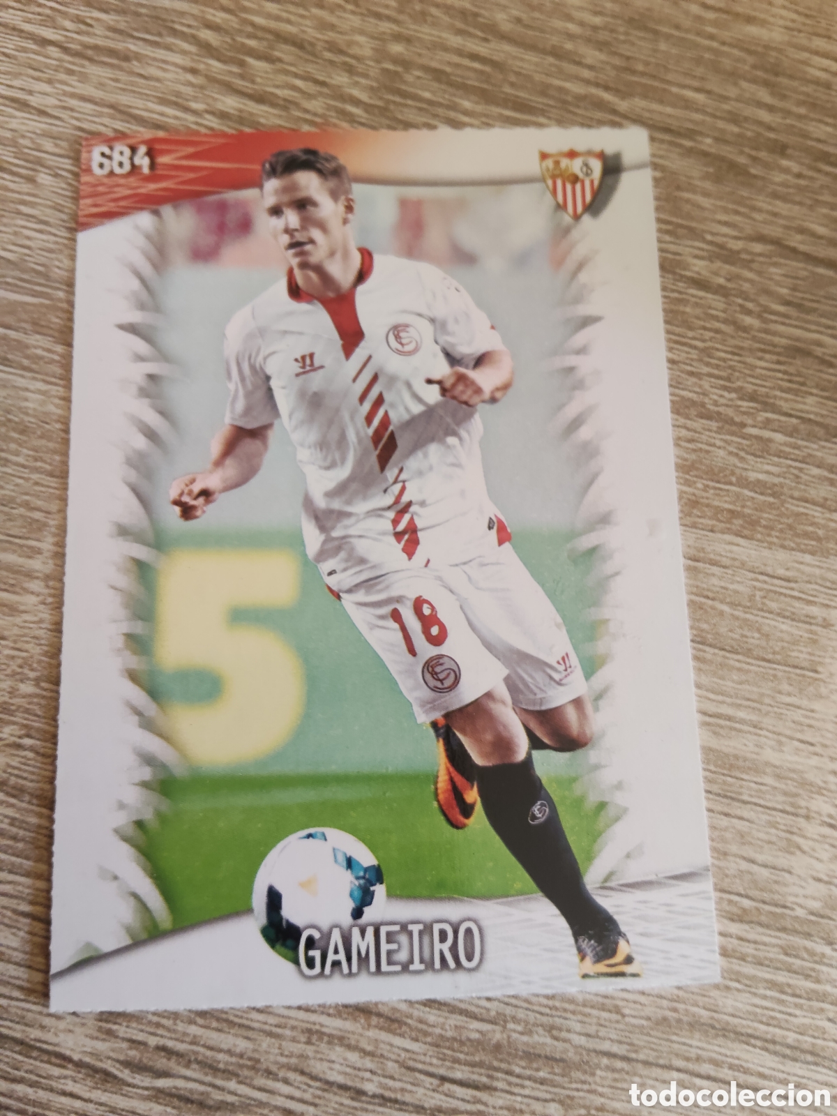 Cromos de f&uacute;tbol: Mundicromo las fichas de la liga 2014 684 Gameiro Sevilla