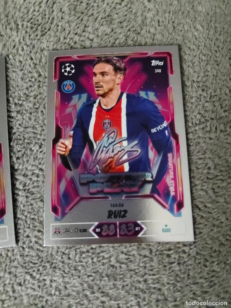 Cromos de f&uacute;tbol: 348 MATCH ATTAX 26/27 FABI&Aacute;N RUIZ PARIS SAINT-GERMAIN POWER PLAY SIGNATURE STYLE 2026 2027 TOPPS UCC