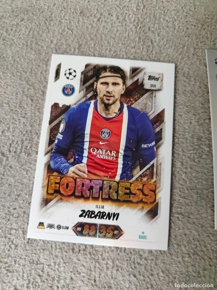 Cromos de f&uacute;tbol: 350 MATCH ATTAX 26/27 ILLIA ZABARNYI PARIS SAINT-GERMAIN FORTRESS 2026 2027 TOPPS UCC AAU