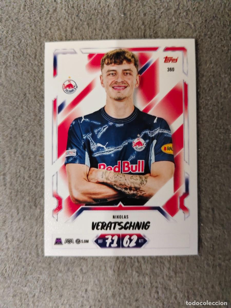 Cromos de f&uacute;tbol: 360 MATCH ATTAX 26/27 NIKOLAS VERATSCHNIG FC SALZBURG BASE CARD 2026 2027 TOPPS UCC AAU